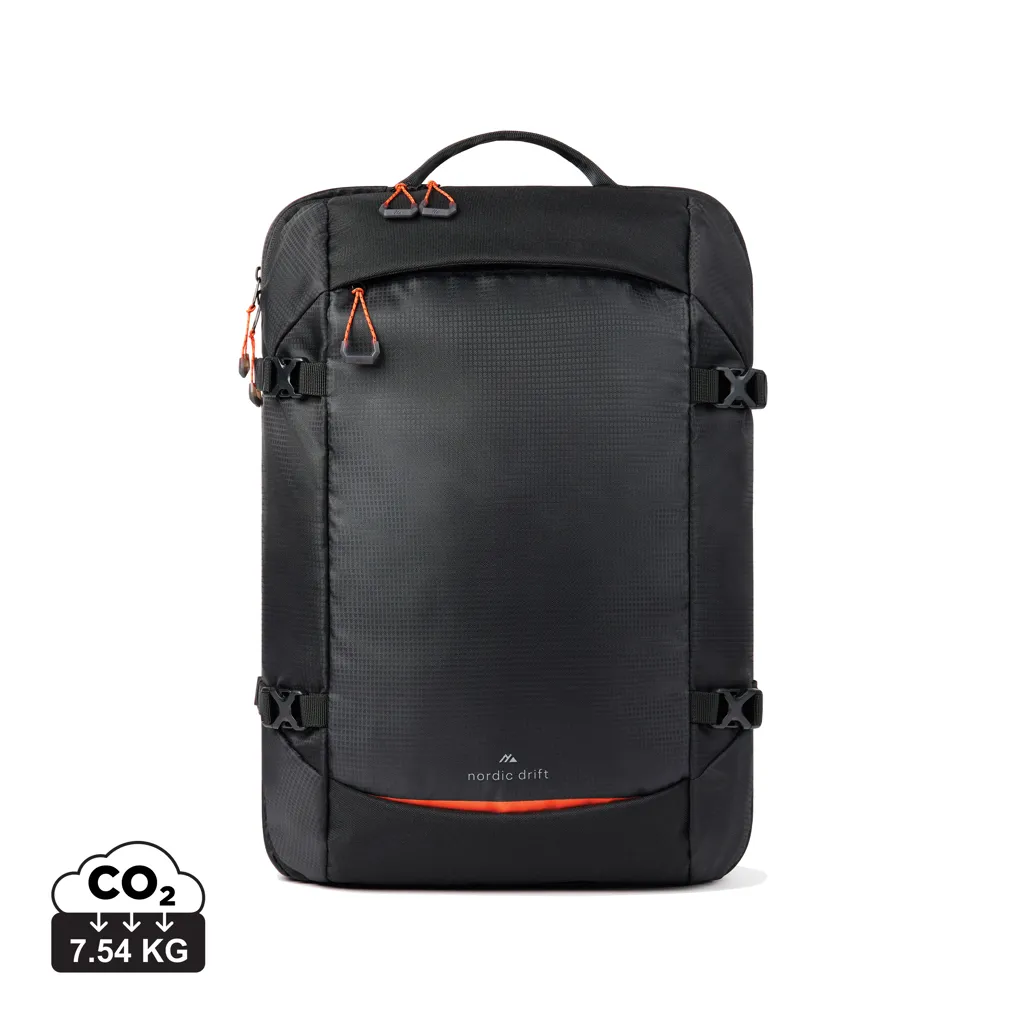Nordic Drift RCS Traveling backpack 25L zwart