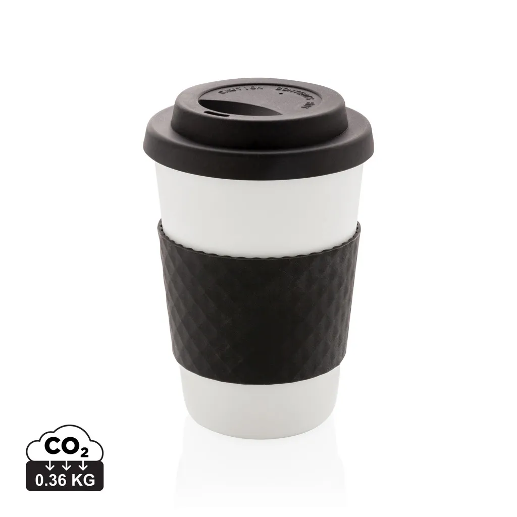 Herbruikbare koffiebeker 270ml zwart