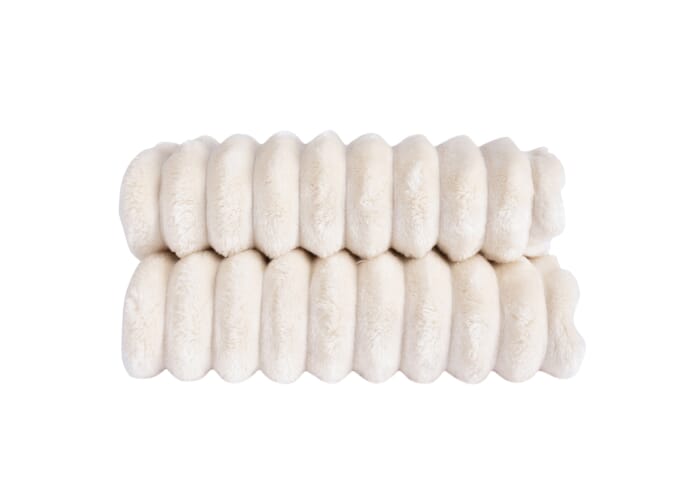 Sagaform Esther Fleece Plaid 130x170 cm Wit