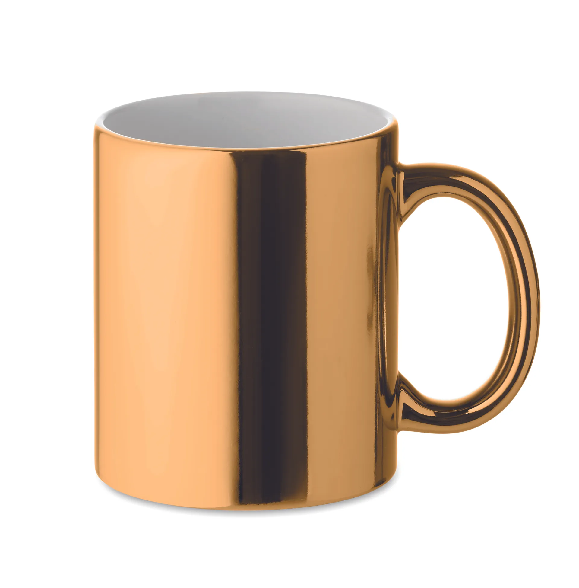 Keramische mok metallic 300 ml Goud