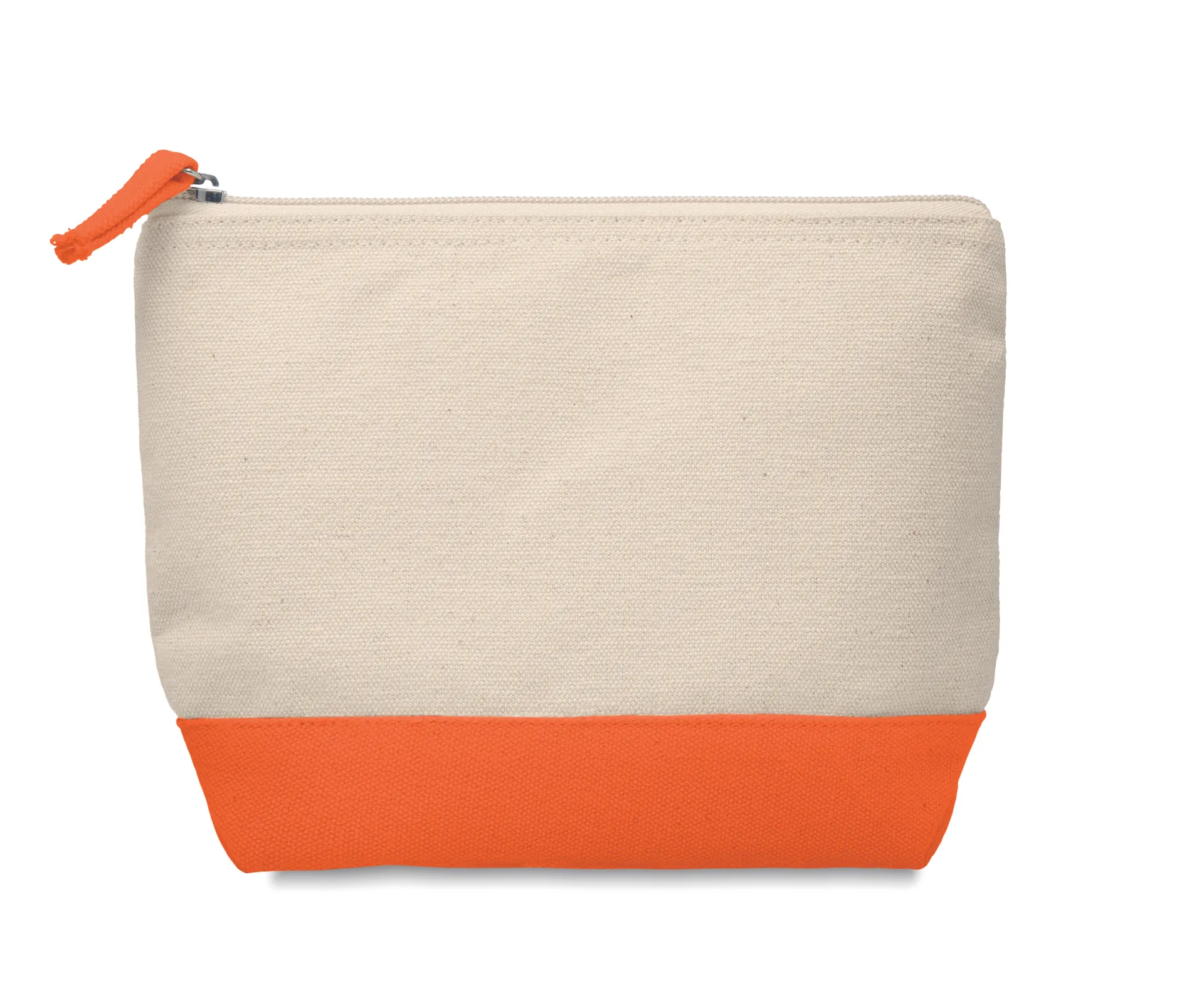 2-Kleurige katoenen toilettas Oranje
