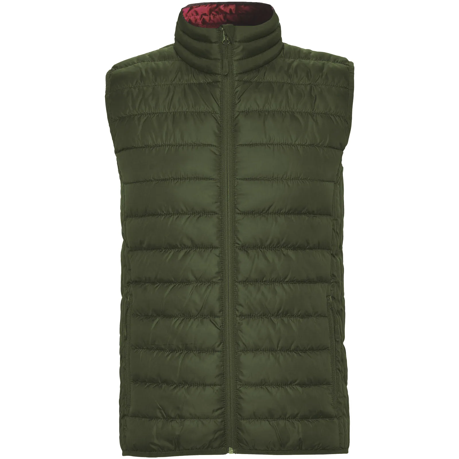 Oslo geïsoleerde bodywarmer voor heren Militair groen