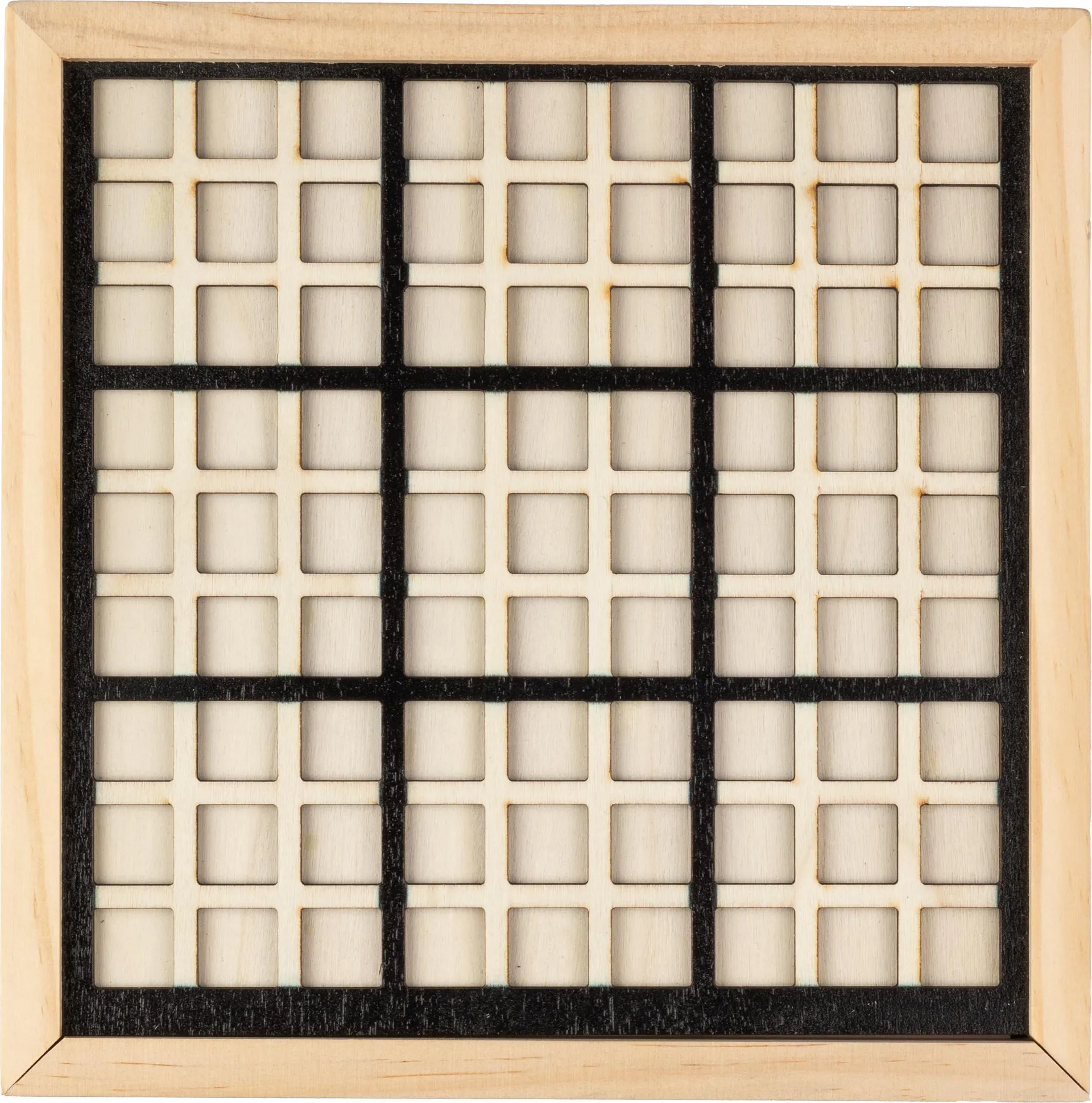 Houten Sudoku-spel Christa bruin
