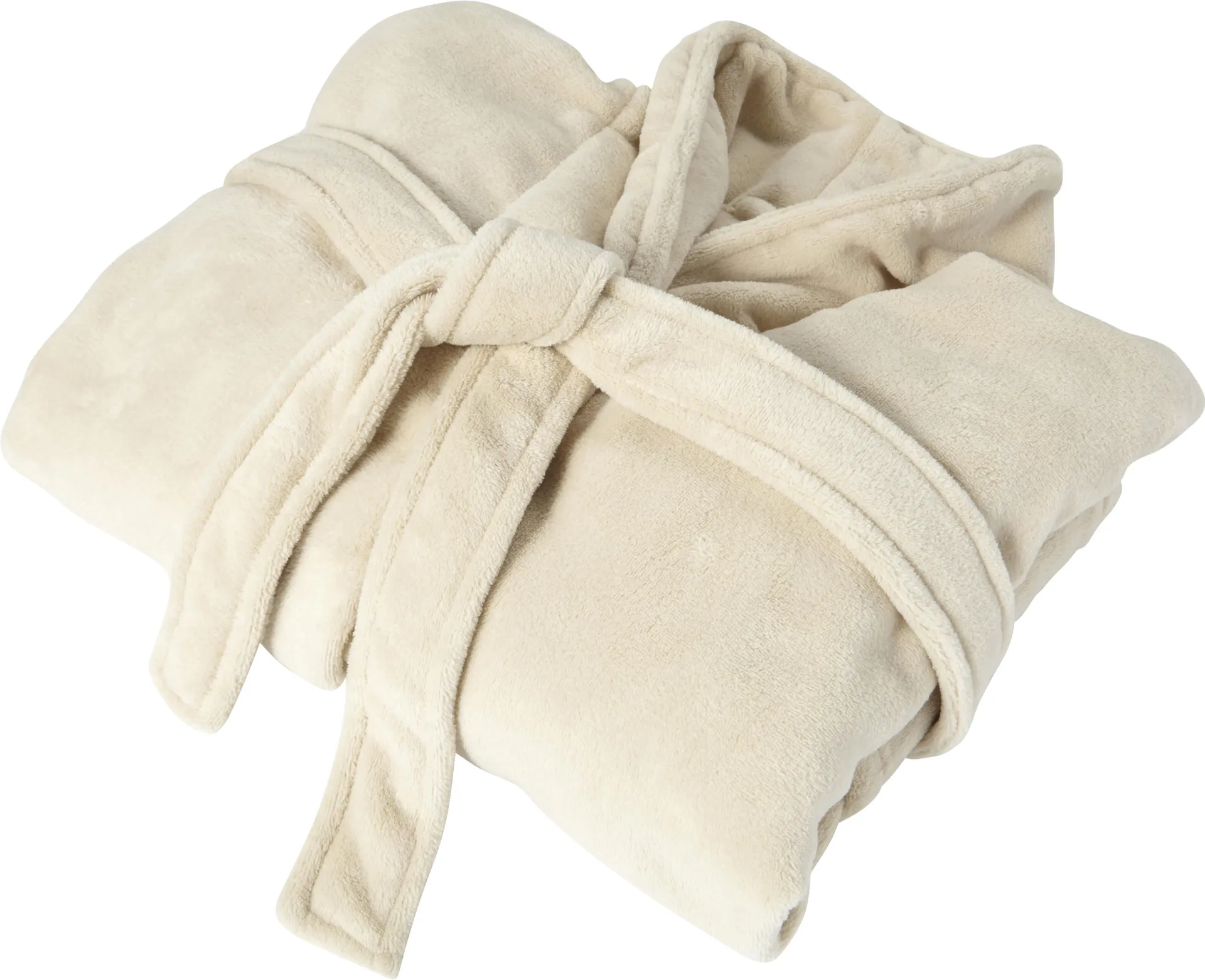 Fleece (210 gr/m²) badjas Derek beige