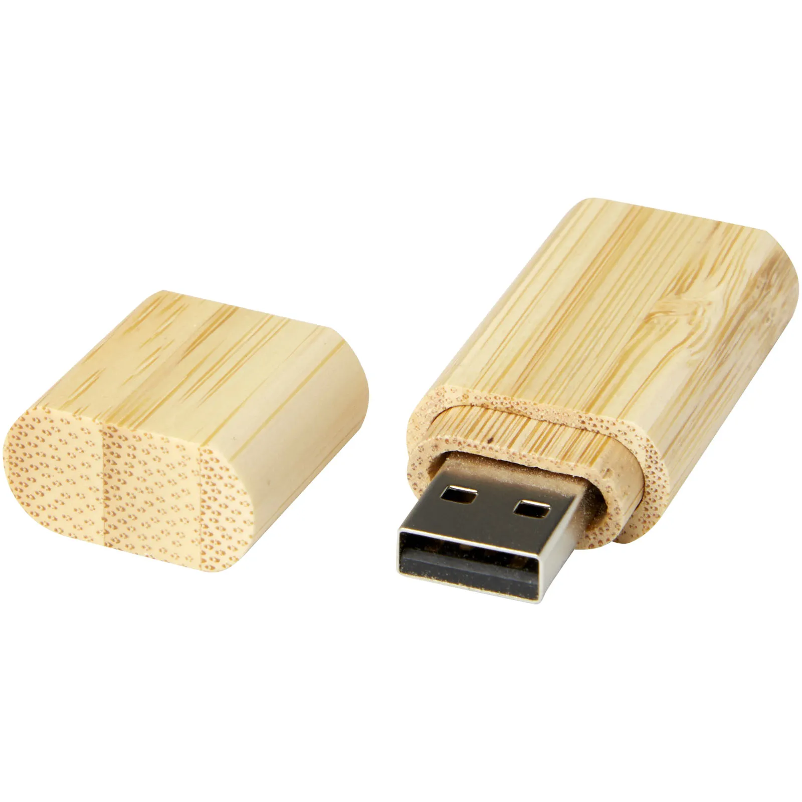 Bamboe USB 2.0 met sleutelring Natuur