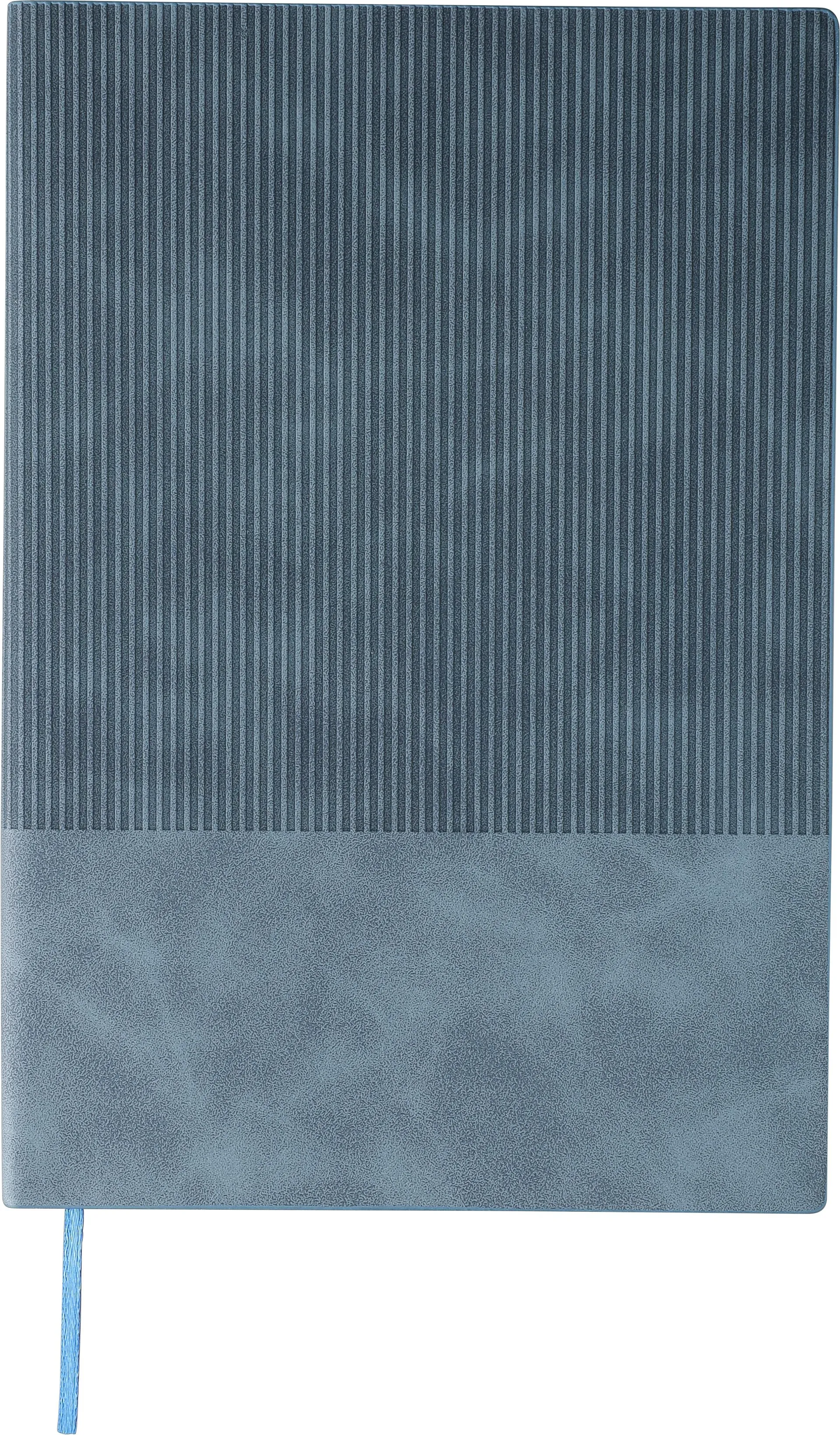 Notitieboek Elian | Gerecycled PU | A5 | Gelinieerd lichtblauw