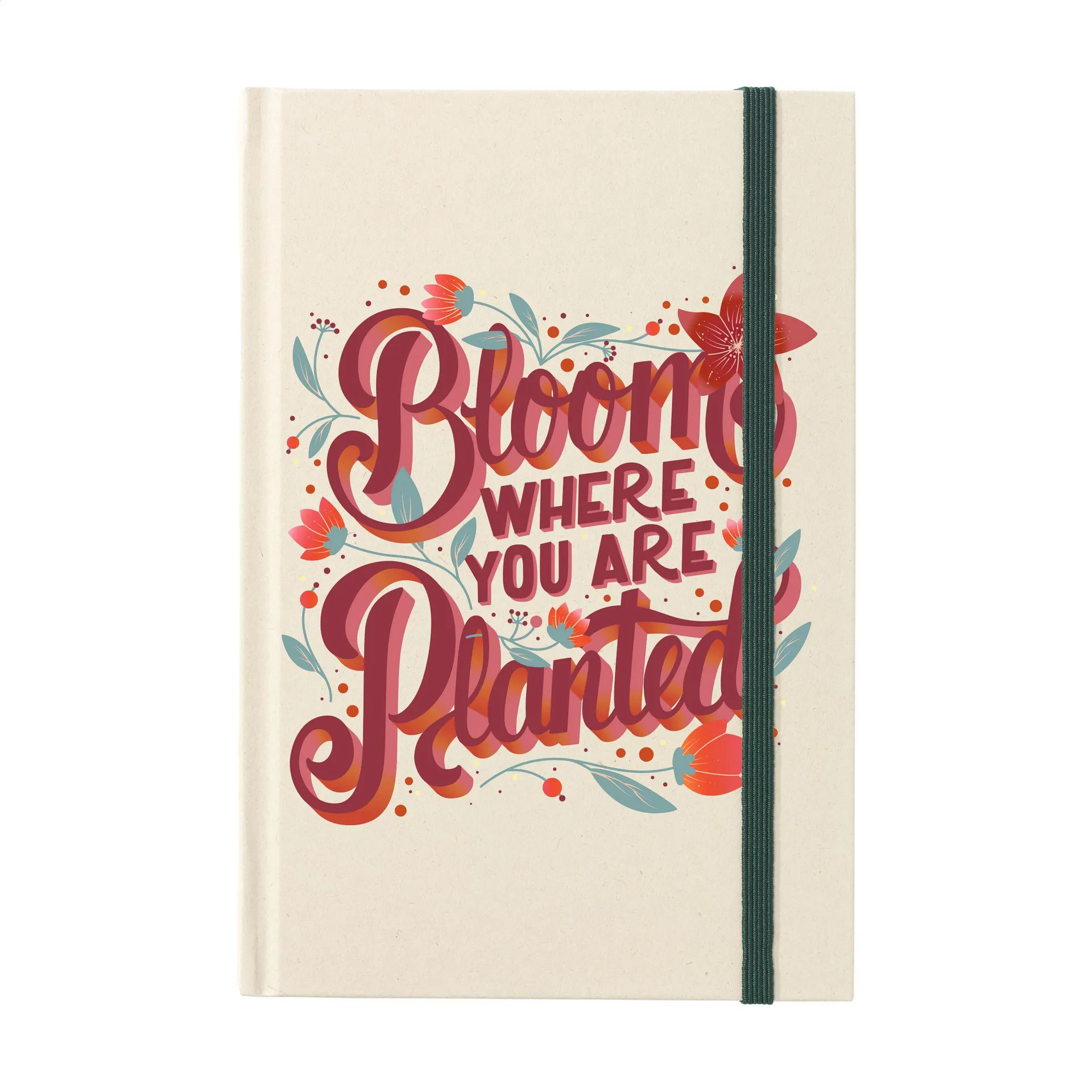 Bagasse Sugarcane Notebook A5 notitieboek groen