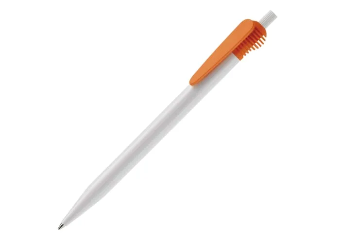 Balpen Cosmo hardcolour Wit / Oranje
