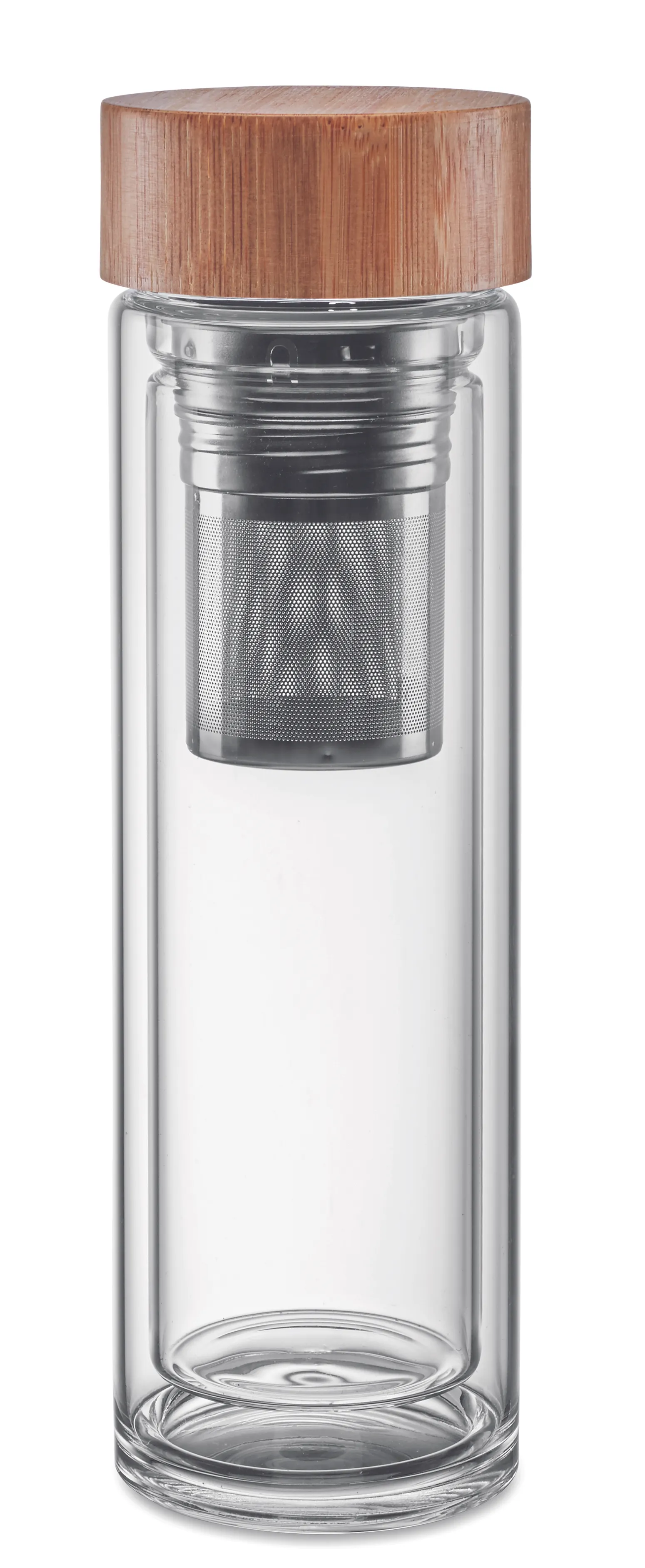 Dubbelwandige glazen fles 400ml