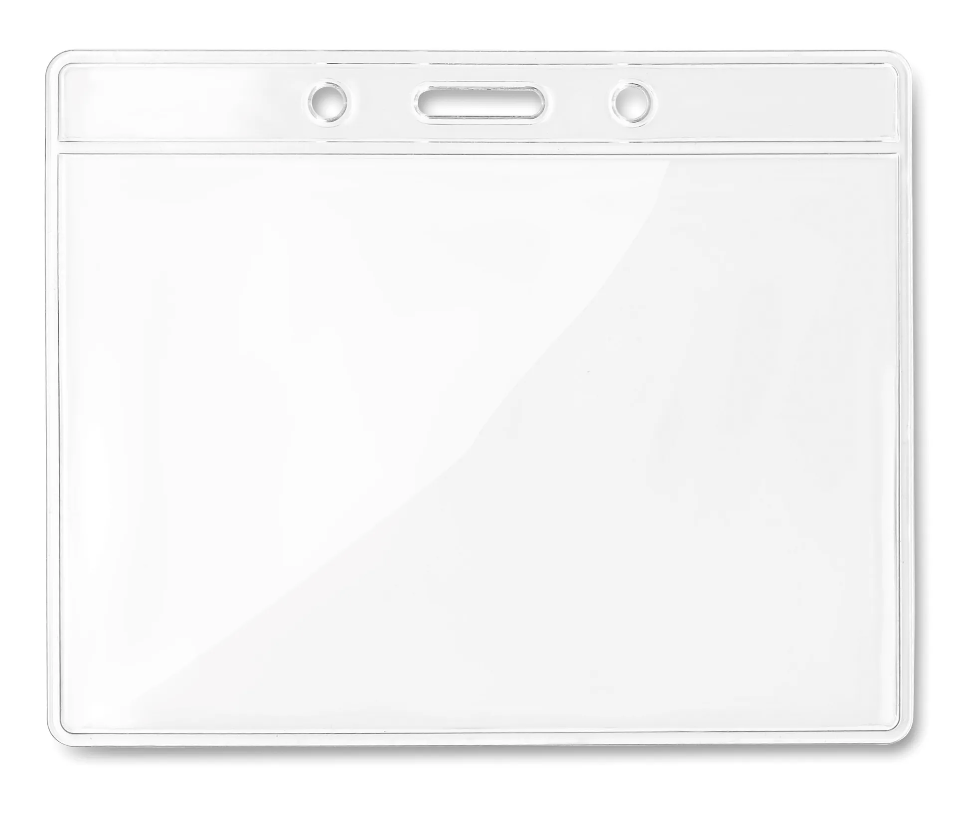 Transparante badge