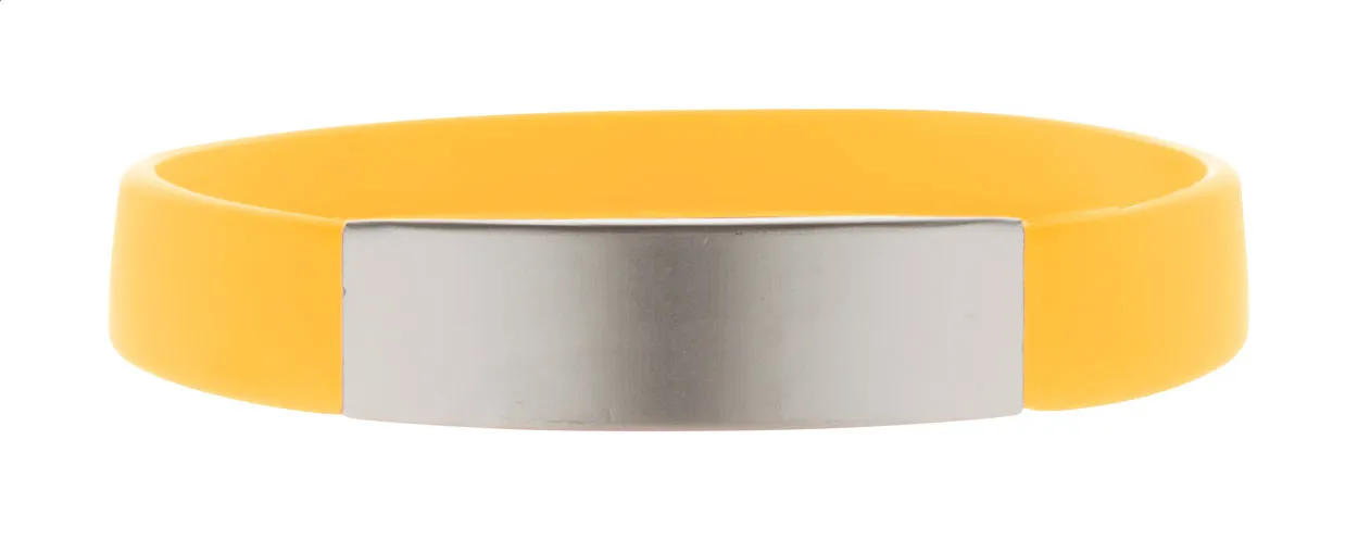 Platty polsband geel