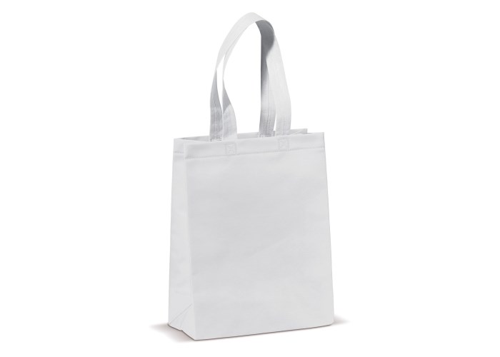 Draagtas gelamineerd non-woven klein 105g/m² - 30 x 24 cm