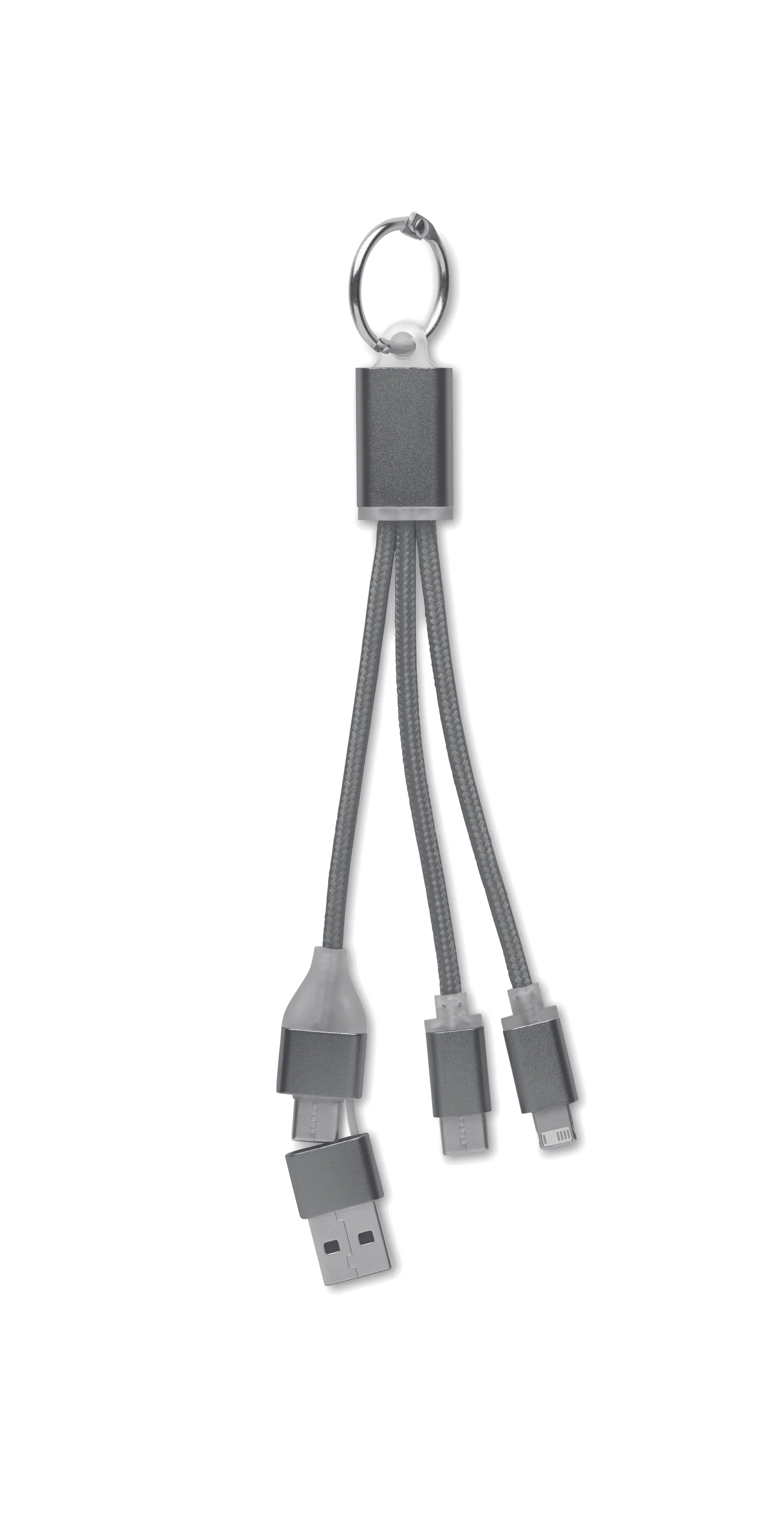 4 in 1 oplaadkabel type C Titanium