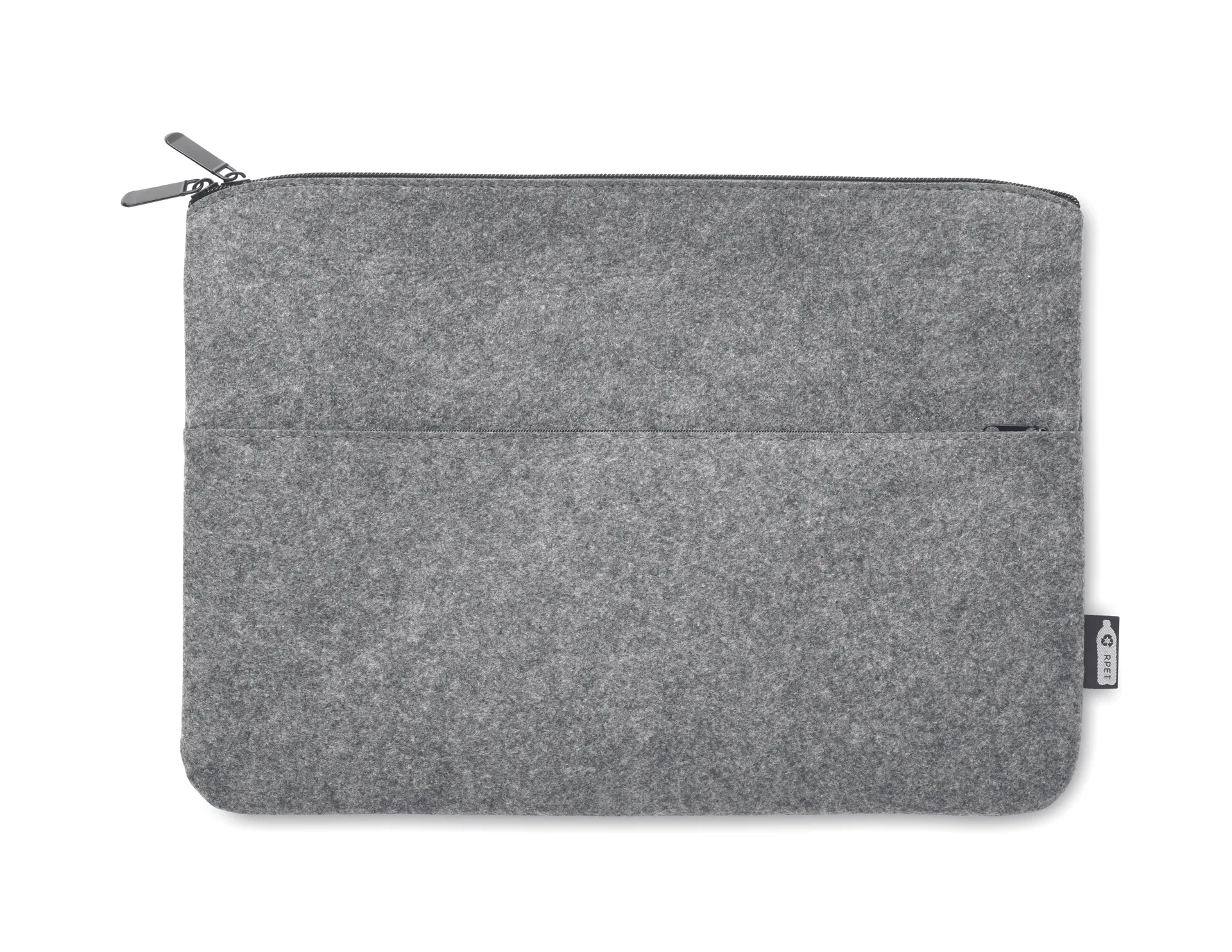 RPET vilten laptoptas Grijs