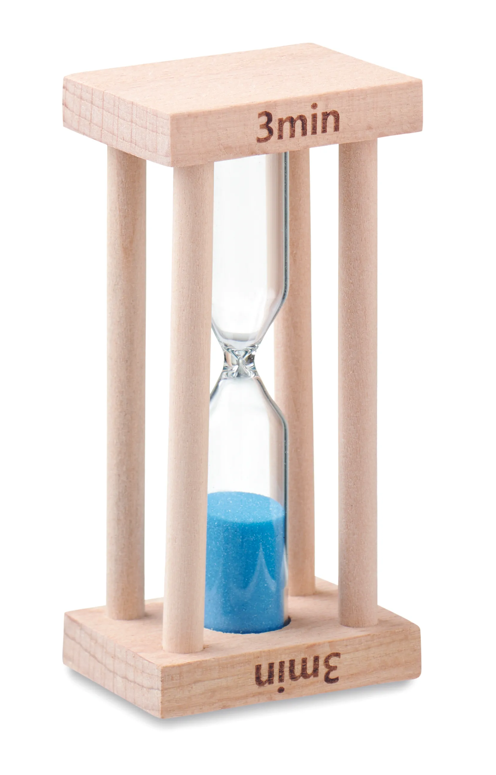 Houten zandloper 3 minuten