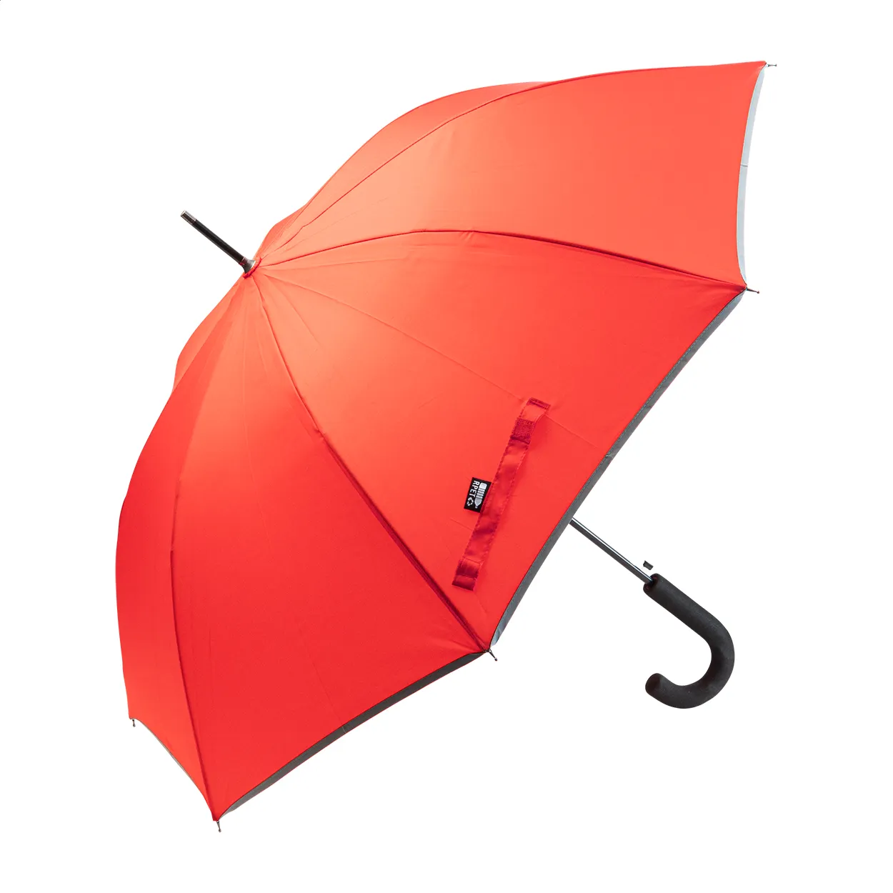 Thunder Max reflecterende RPET-paraplu rood