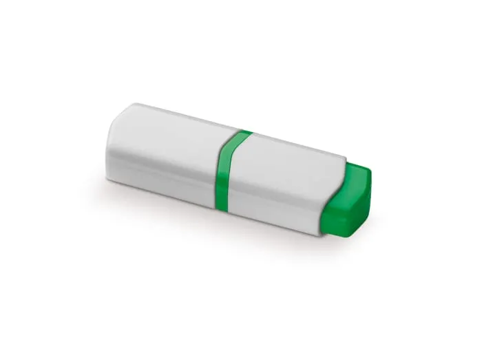 Tekstmarker mini Wit / Groen