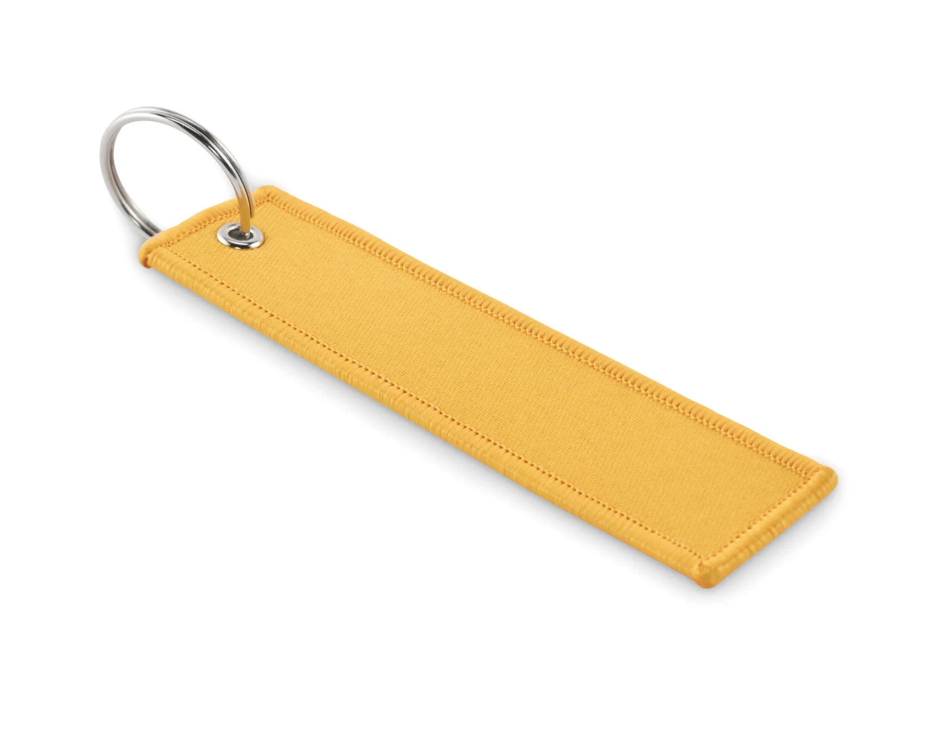 Sleutelhanger "remove before fligh Geel