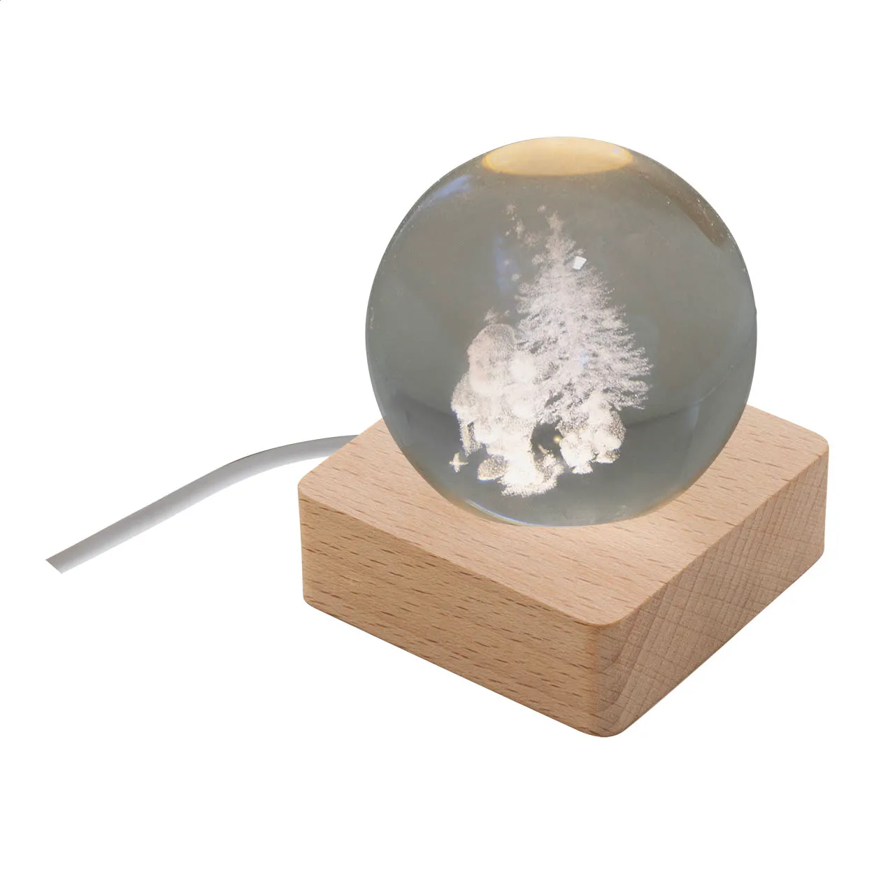 Borealis Kerstlichtbol transparant