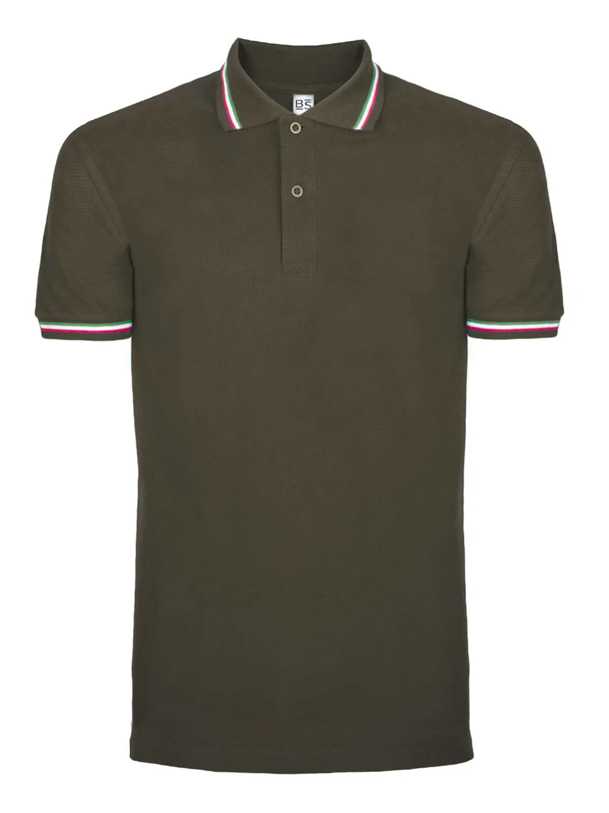 BS Italy polo, 200 gr/m² Olijf Groen