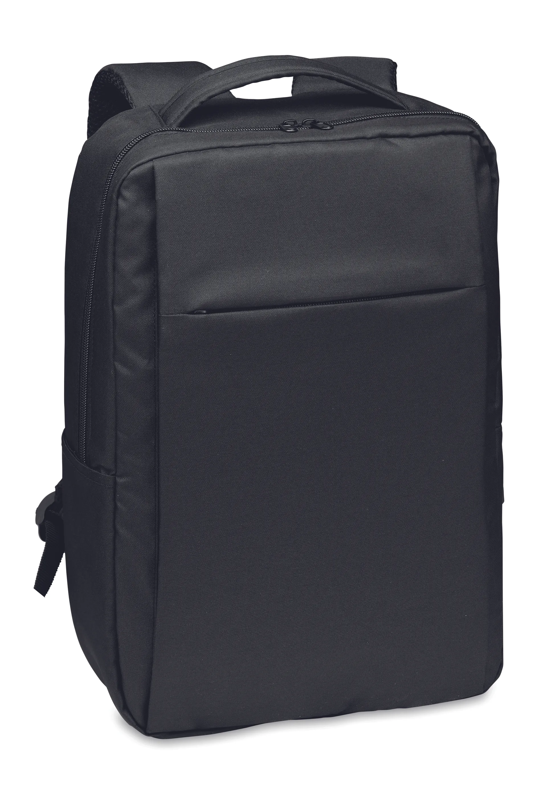 300D RPET laptop rugzak Zwart