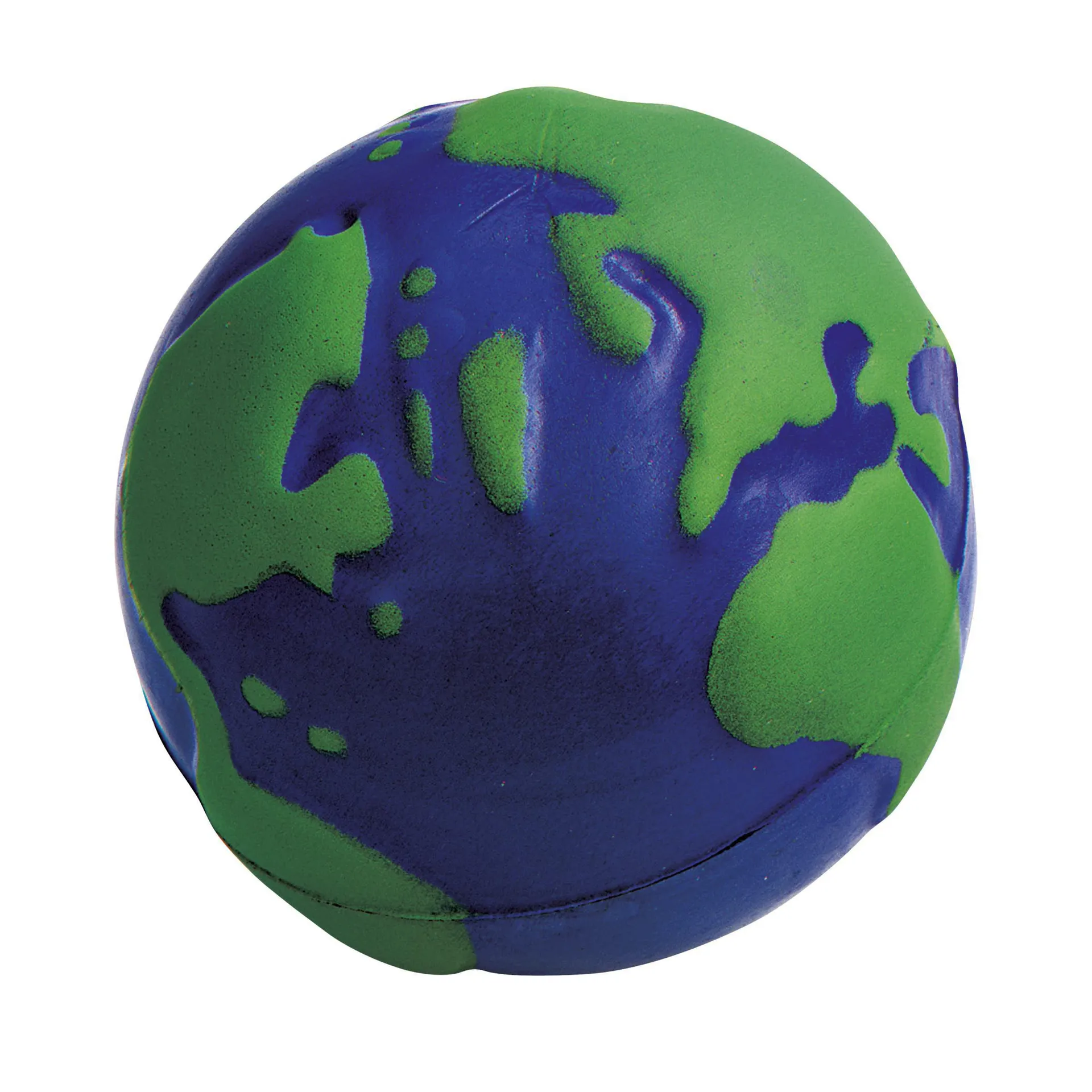 StressGlobe Ø 6,5 cm stressbal blauw