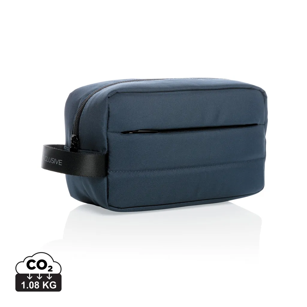 Impact AWARE™ RPET toilettas donkerblauw