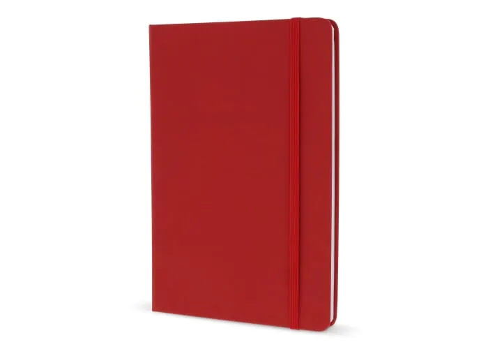 A5-notitieboek van PU Rood