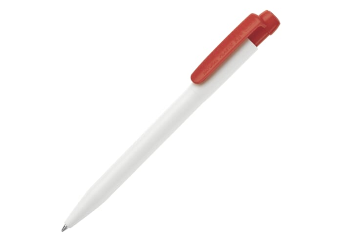Balpen Ingeo TM Pen hardcolour Wit / Rood