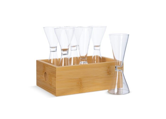 Sagaform 6-delige schnaps set Transparant