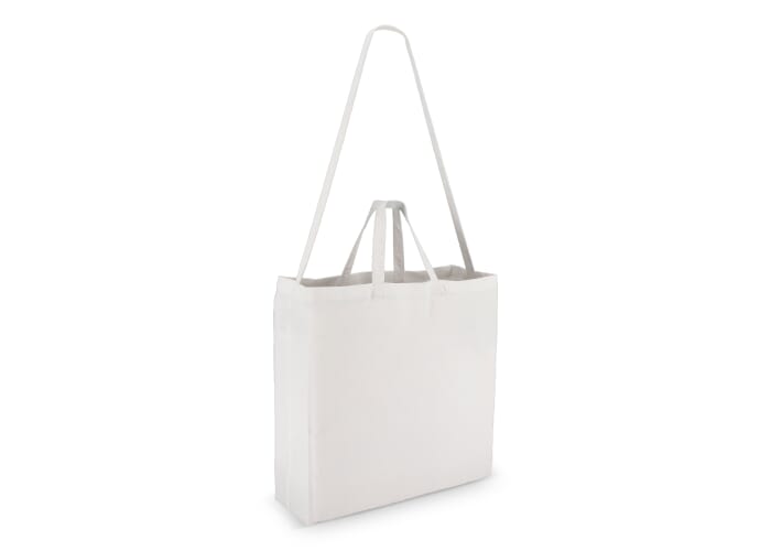 Katoen Tote OEKO-TEX® 40 x 13 x 44cm 220g/m² Wit