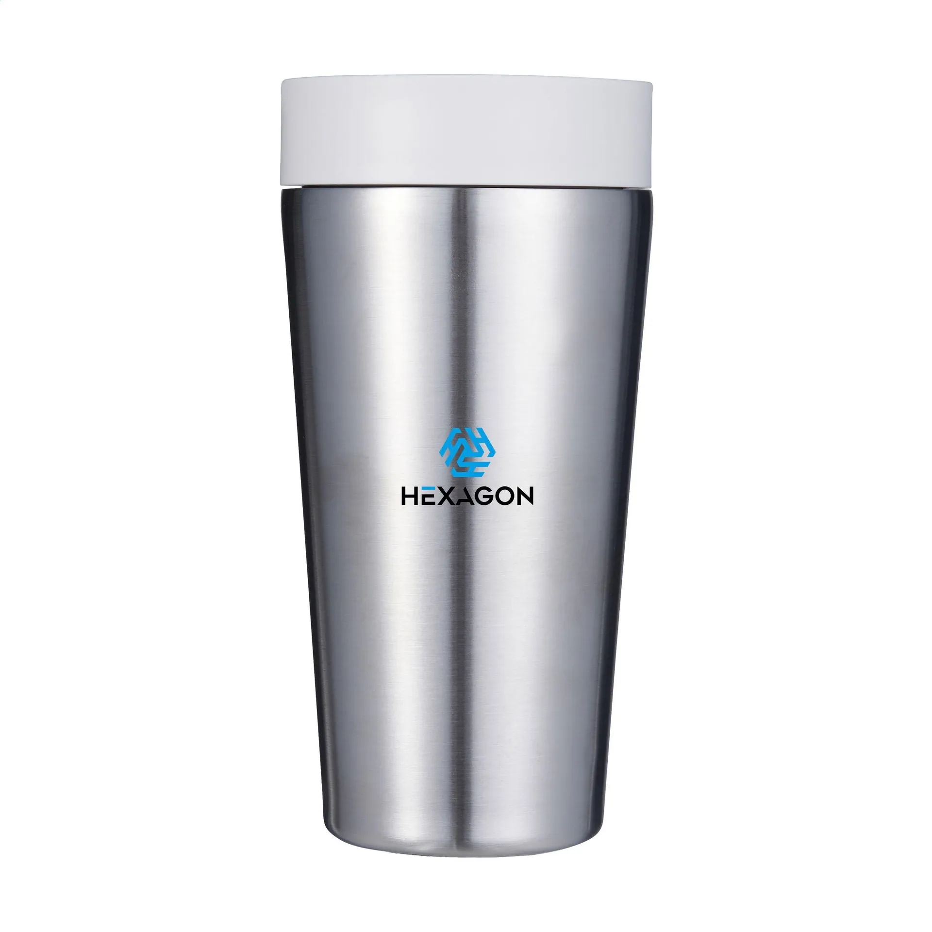 Circular&Co Recycled Stainless Steel Coffee Cup 340 ml wit