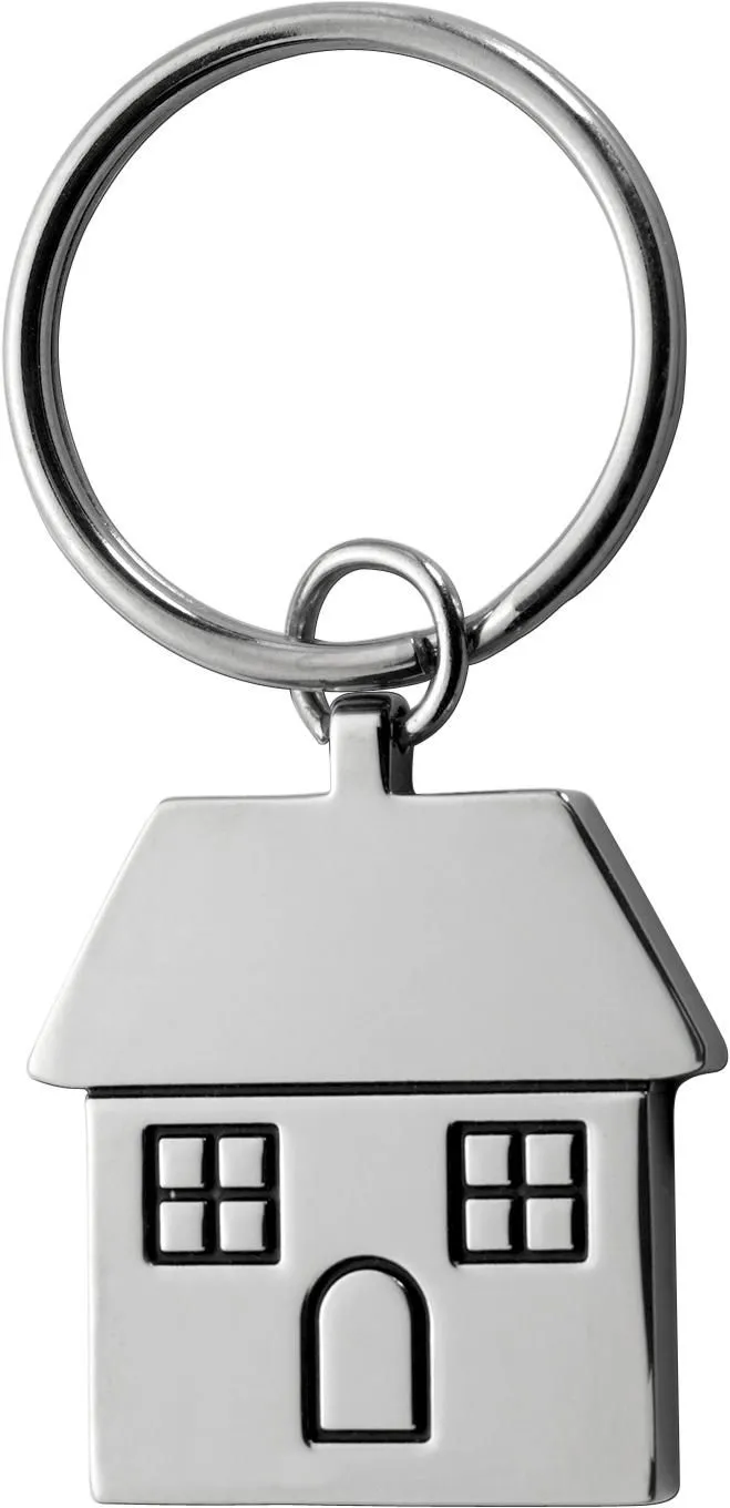Metalen sleutelhanger Rayan zilver