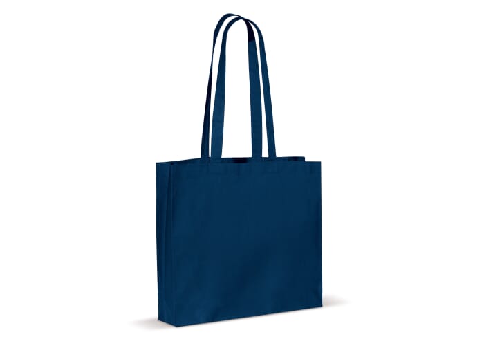 Schoudertas katoen OEKO-TEX® 140g/m² 40x10x35cm Donkerblauw