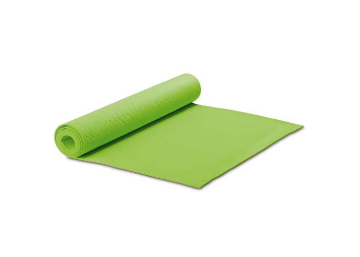 Fitness yogamat met draagtas Lichtgroen