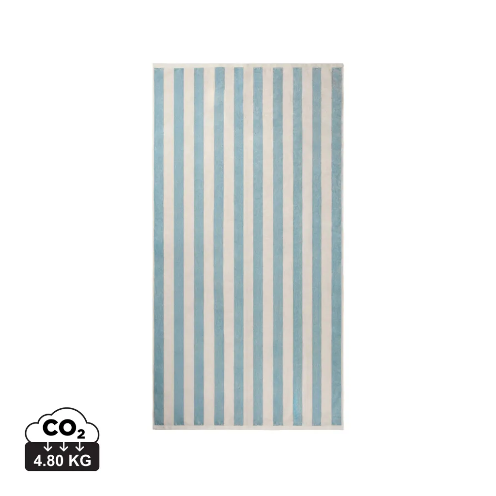 VINGA Lagoa GRS strandhanddoek lichtblauw