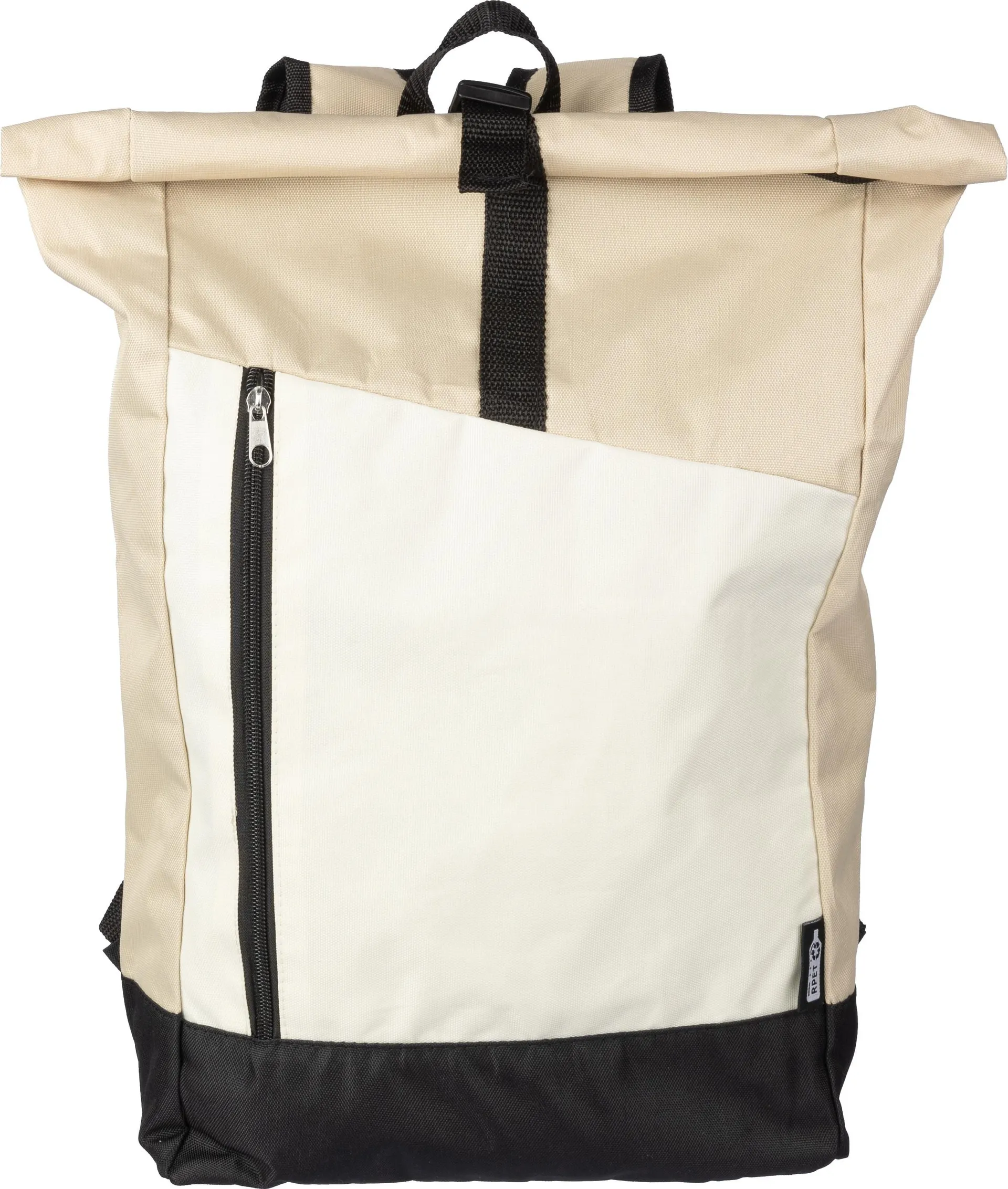 Rugzak Marlene | Gerecycled | Rolsluiting | 25 l beige