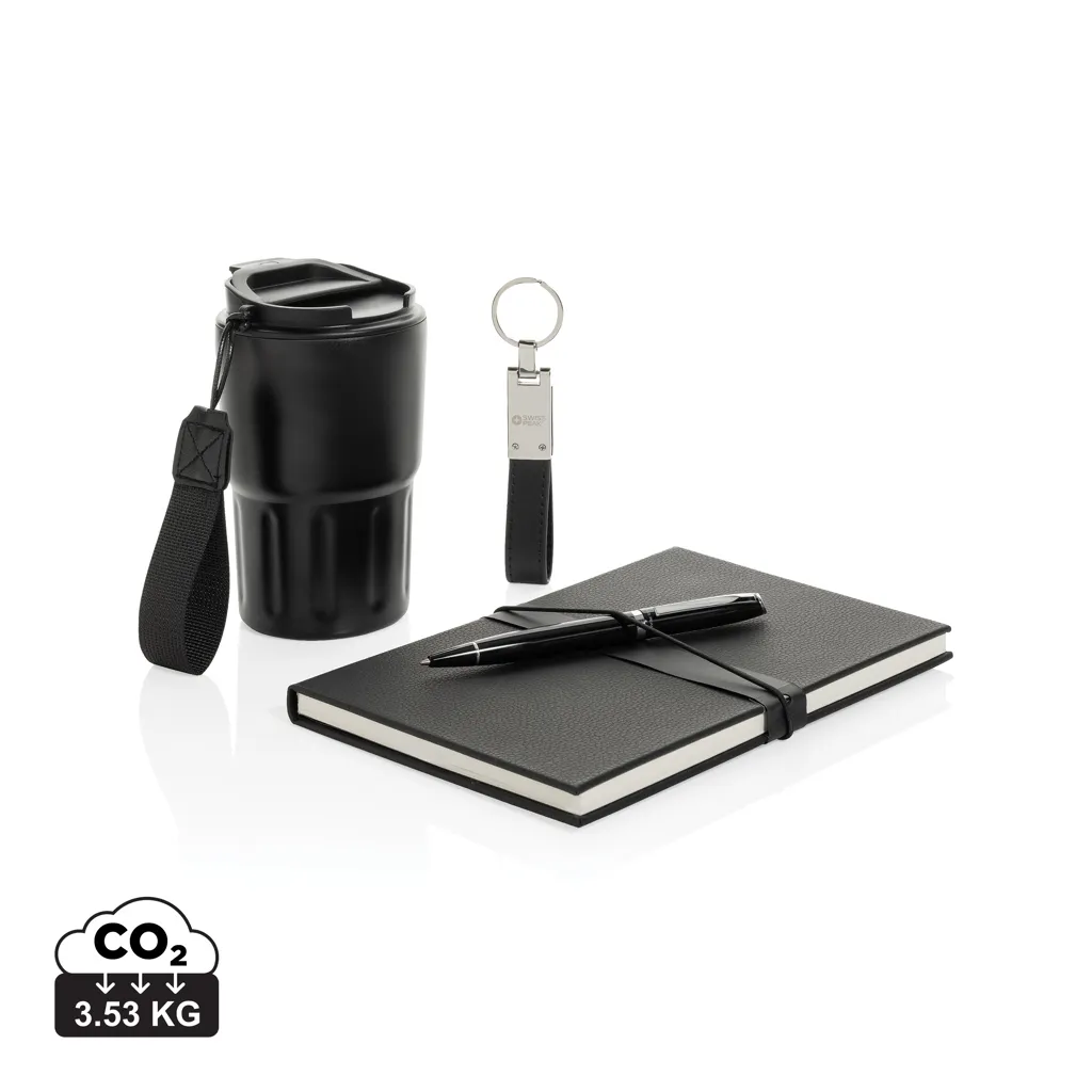 Swiss Peak RCS deluxe business gift set m/ koffie mok zwart