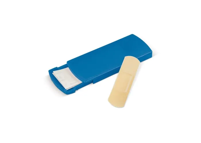 Pleisterdoosje 5 stuks Ecru / Donkerblauw