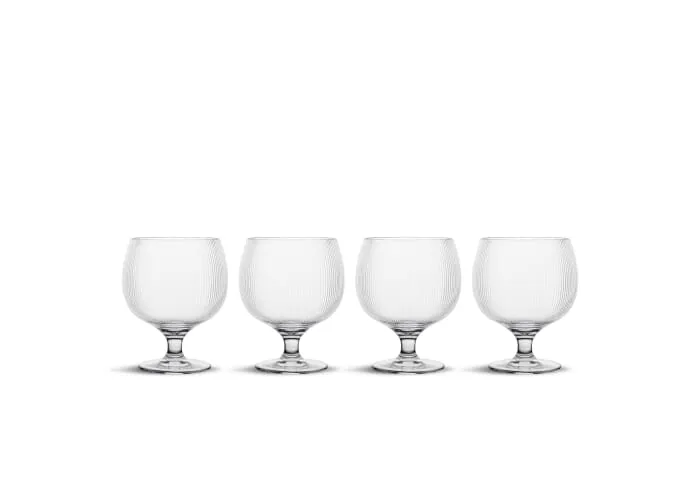 Billi wijnglas set van 4 Transparant