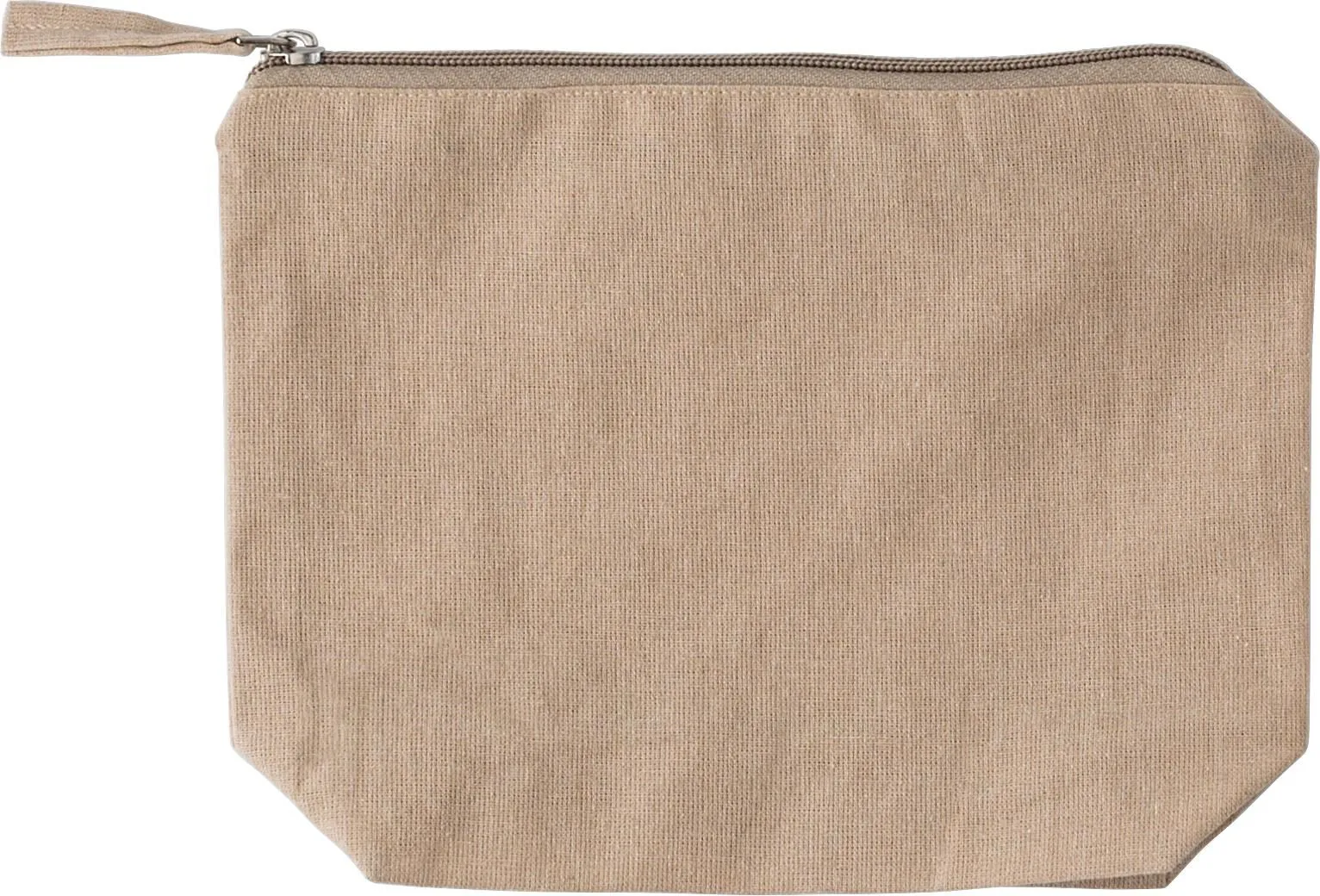 Cosmetisch tasje Cressida | Gerecycled katoen 180 g/m² khaki (écru)