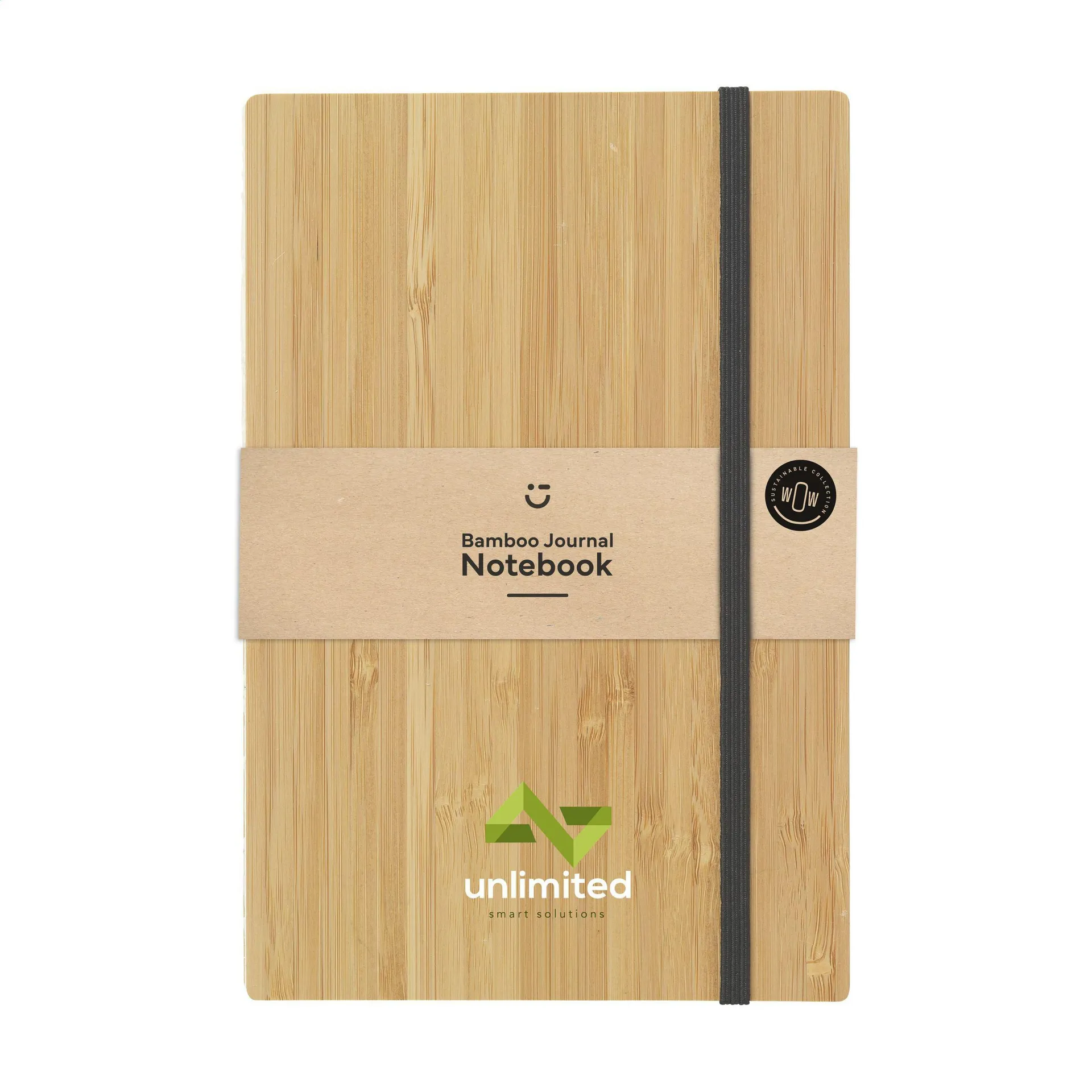 Bamboo Journal Naked Spine Notebook A5 notitieboek naturel