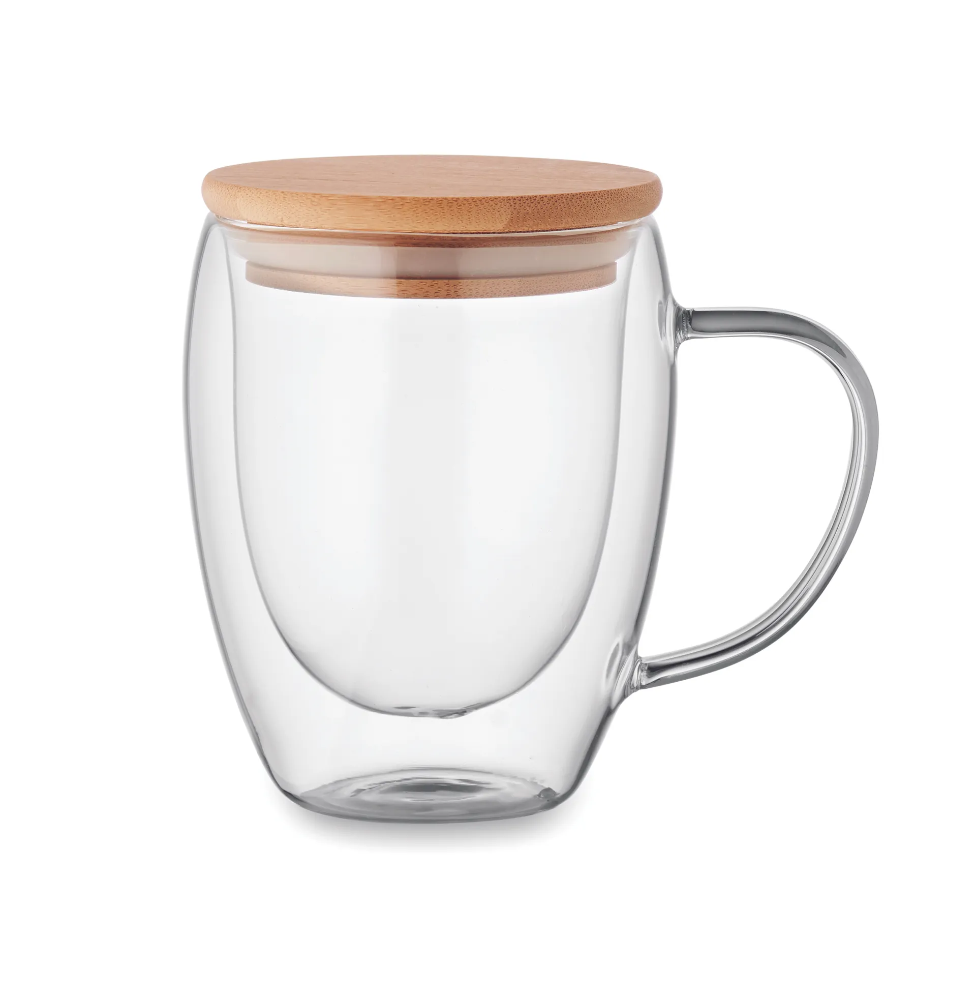 Dubbelwandige mok 250 ml Transparant