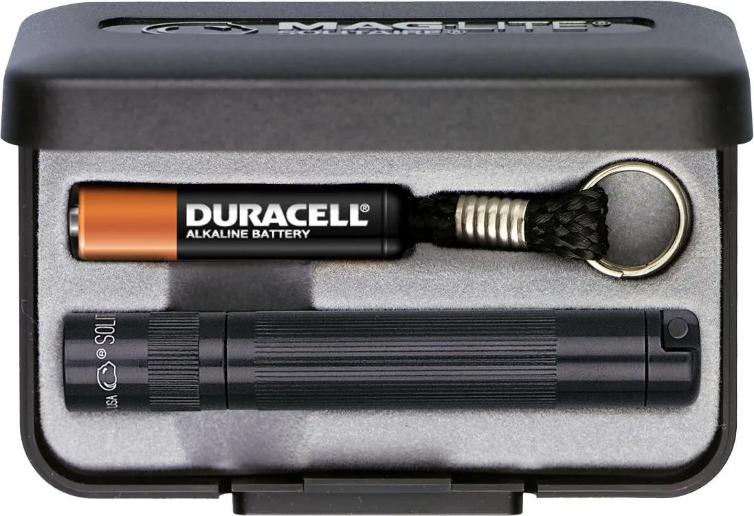 Aluminium Maglite Solitaire zaklamp zwart
