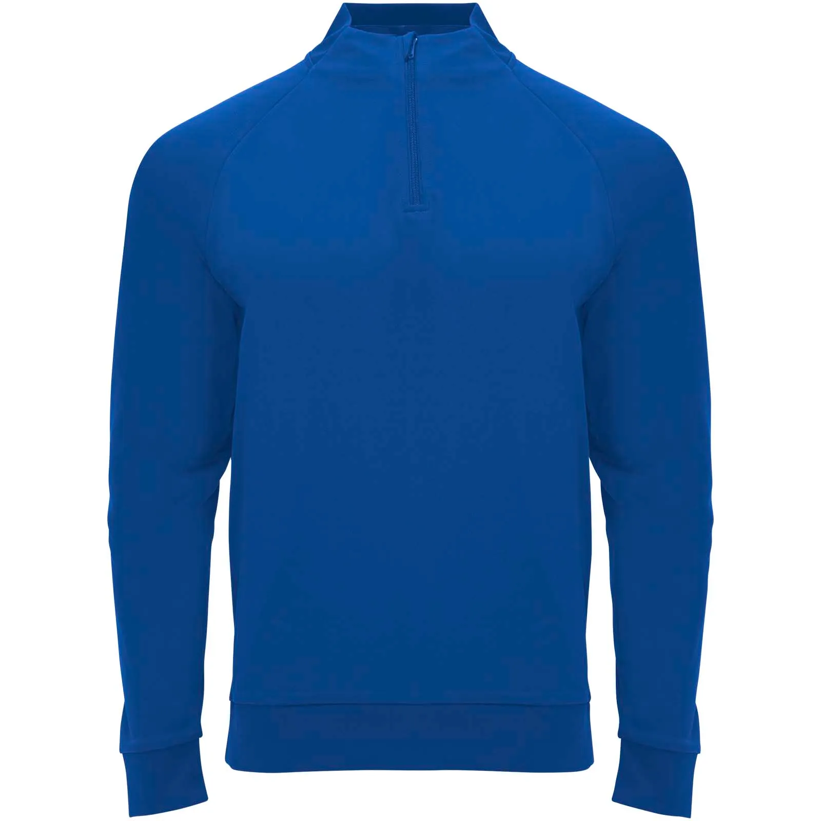 Epiro 200 g/m² sweatshirt met lange mouwen en kwartrits voor kinderen Koningsblauw