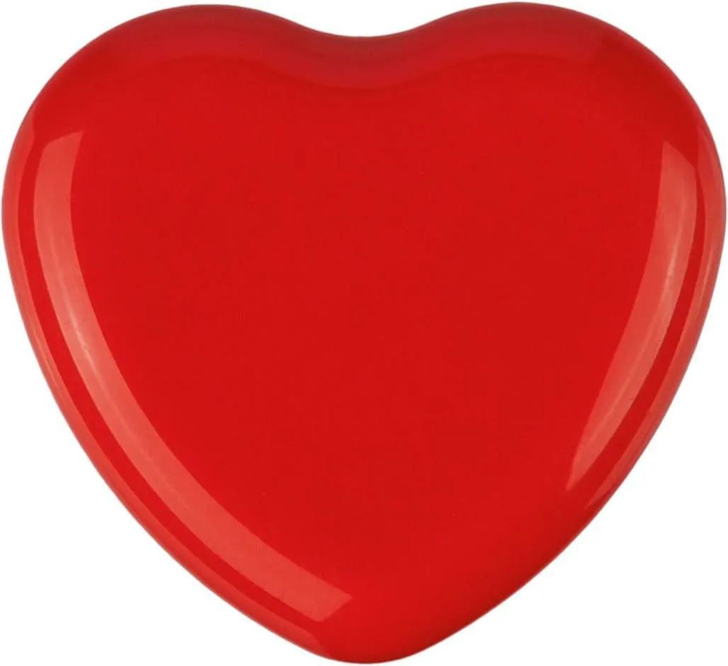 PP hartvormig lippenbalsem potje Ilja rood