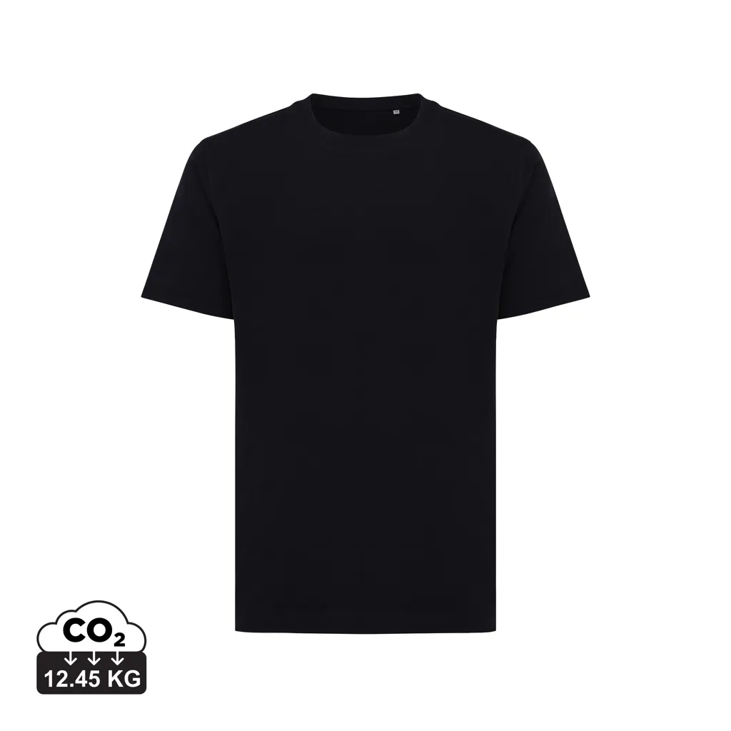 IQONIQ Kakadu relaxed gerecycled katoen t-shirt zwart