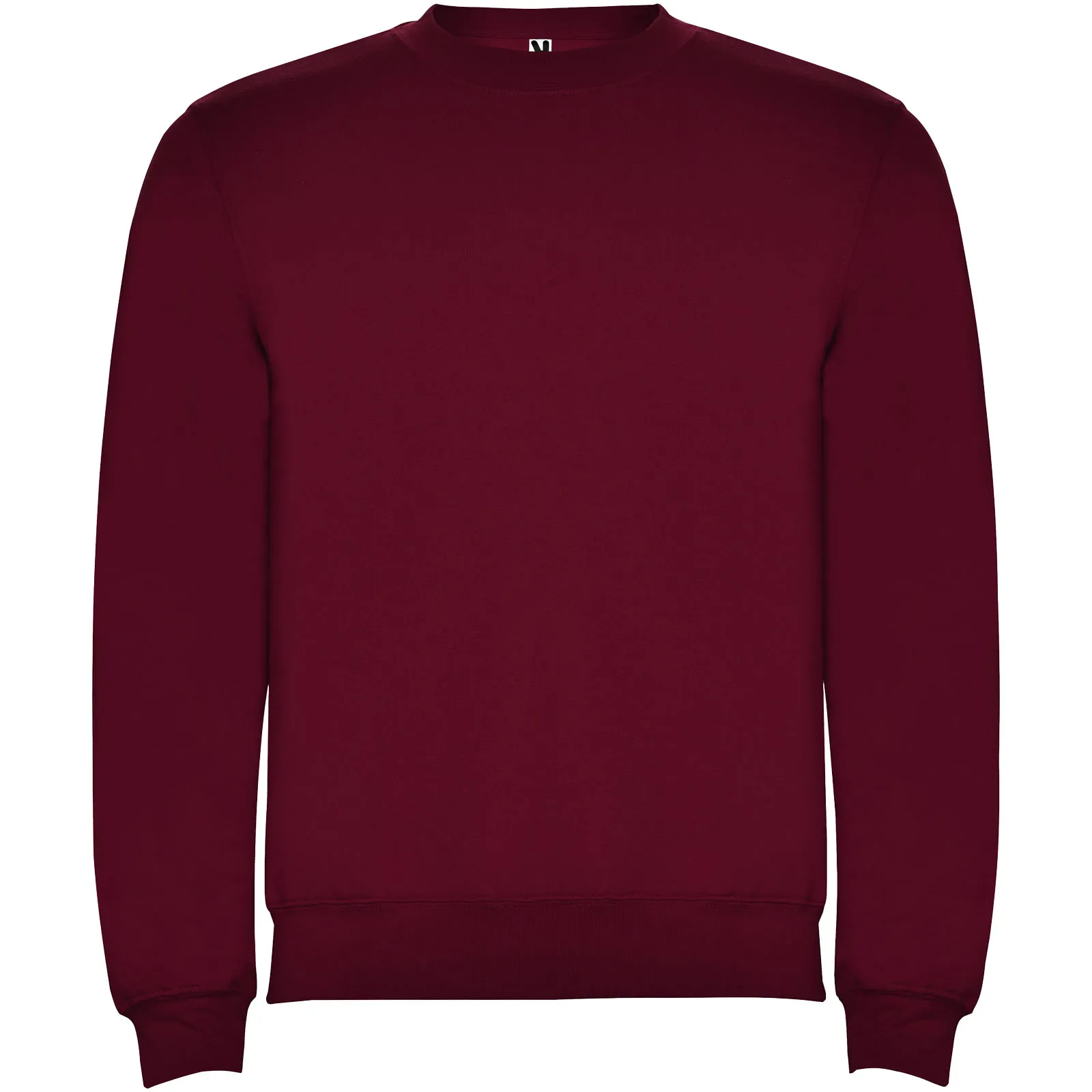 Clasica 280 g/m² unisex trui met ronde hals Granaat