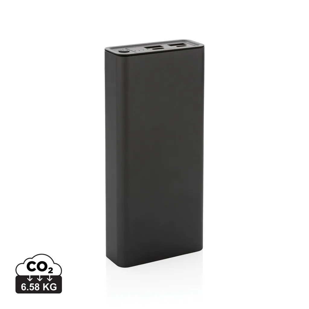 Terra RCS gerecyclede 20W aluminium powerbank 20.000 mAh