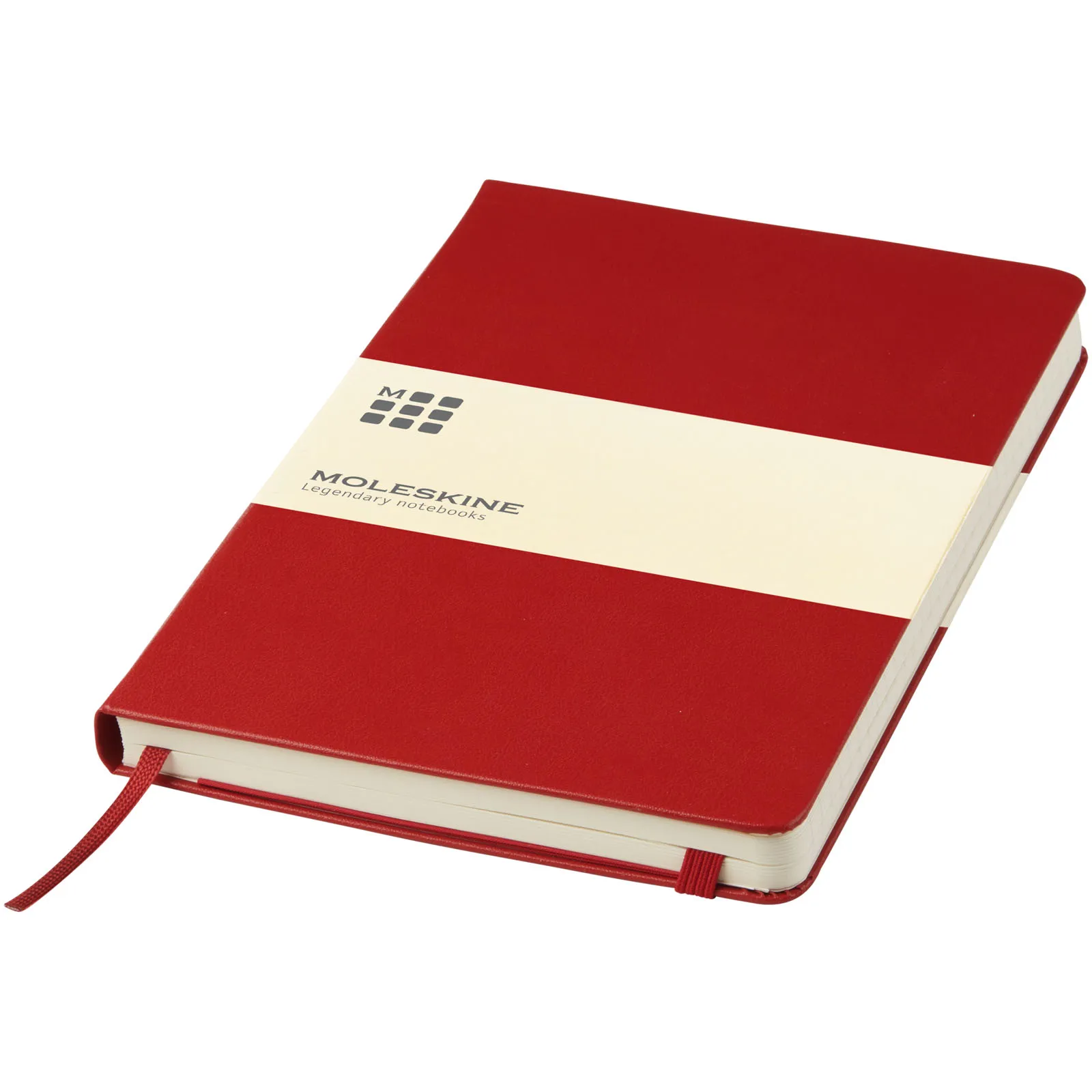 Moleskine Classic L hardcover notitieboek - gelinieerd Scharlakenrood